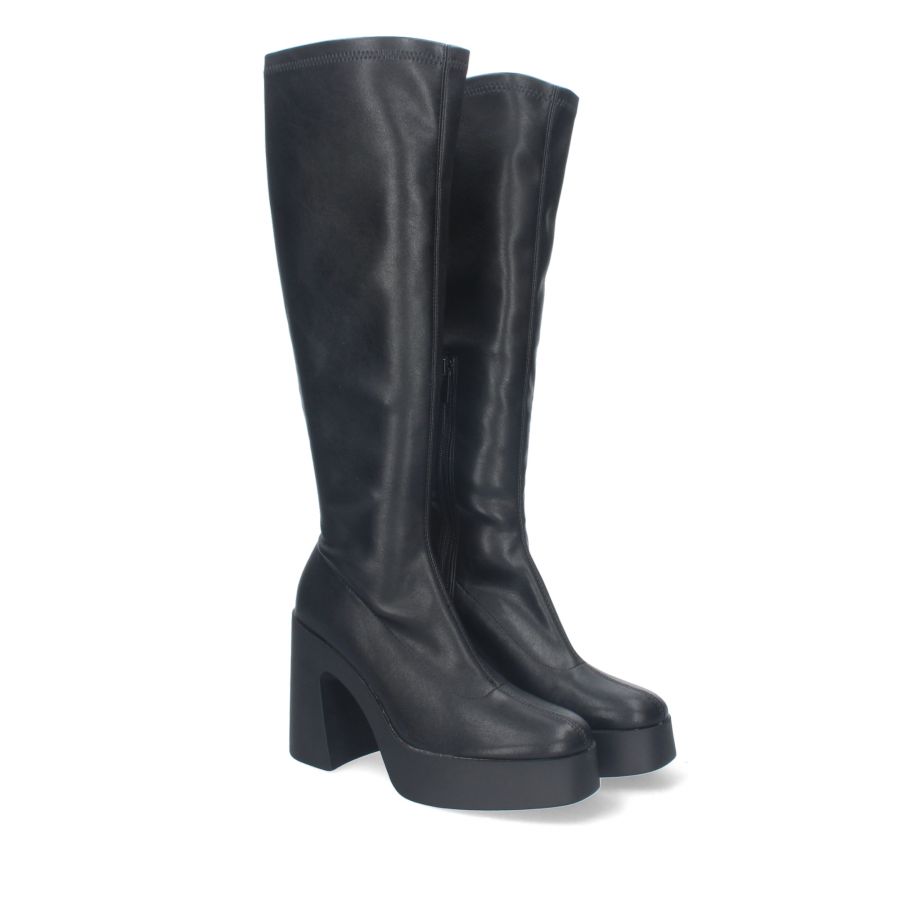 KAI · BOTAS ALTAS CON TACÓN ANCHO Y PLATAFORMA