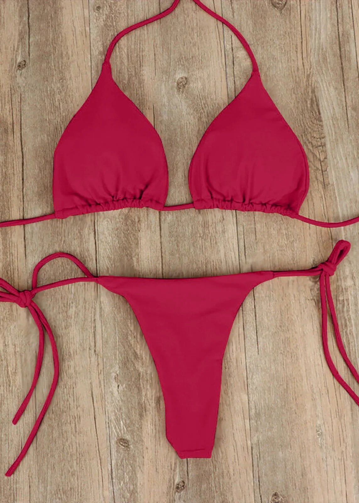 KYLIE · BIKINI MINI DE TRIÁNGULO AJUSTABLE