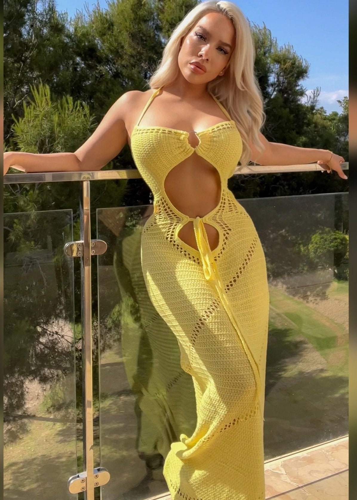 ALENA - VESTIDO ESPALDA DESCUBIERTA CROCHÉ - MALIBUBARCELONA