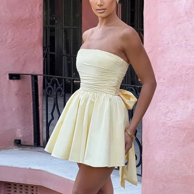 Vestido de fiesta corto - MARIELLA