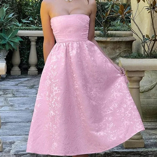 Vestido de invitada de boda largo - MERINA