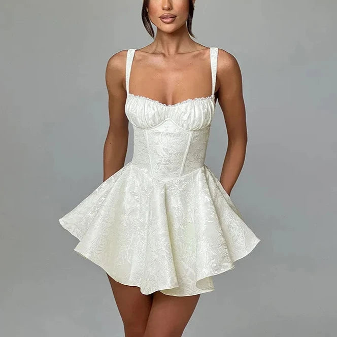 Vestido de invitada de boda corto - ALORA