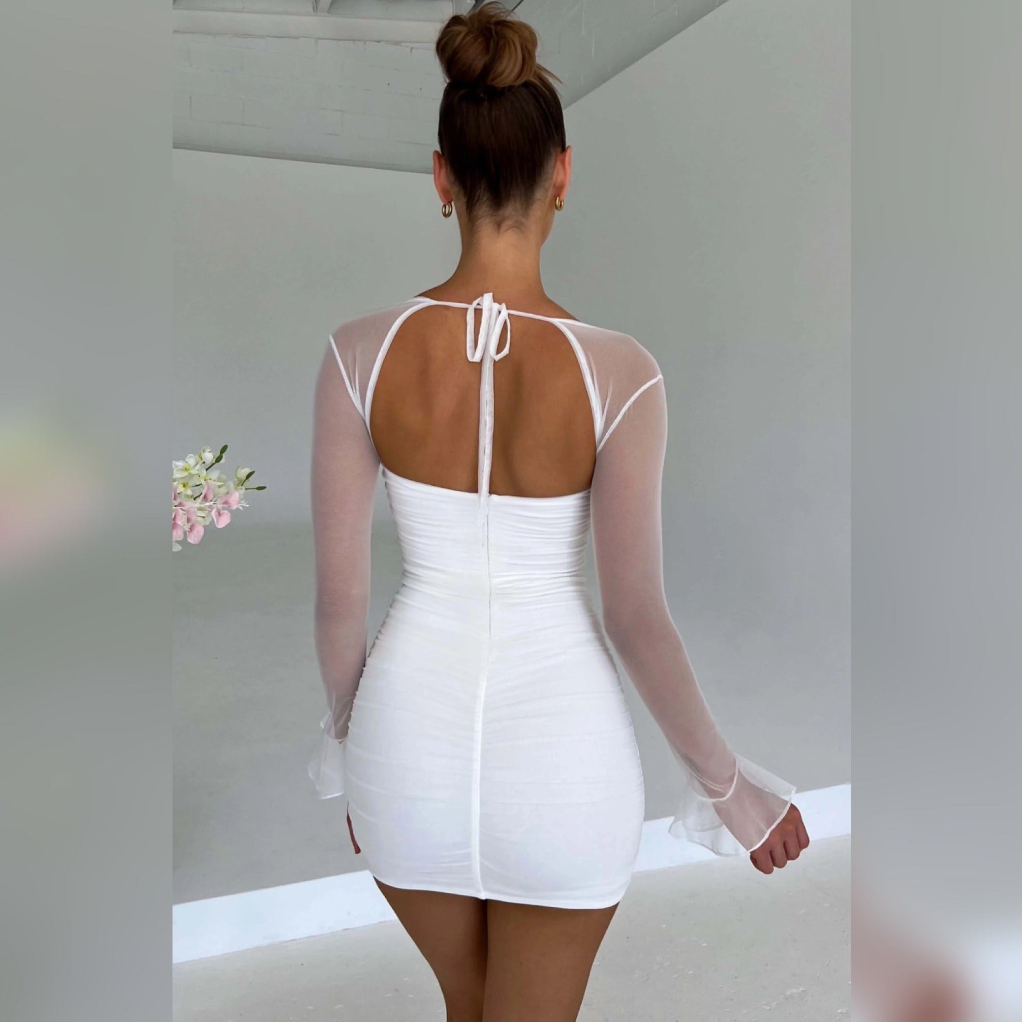 Vestido de invitada de boda corto - DANIA